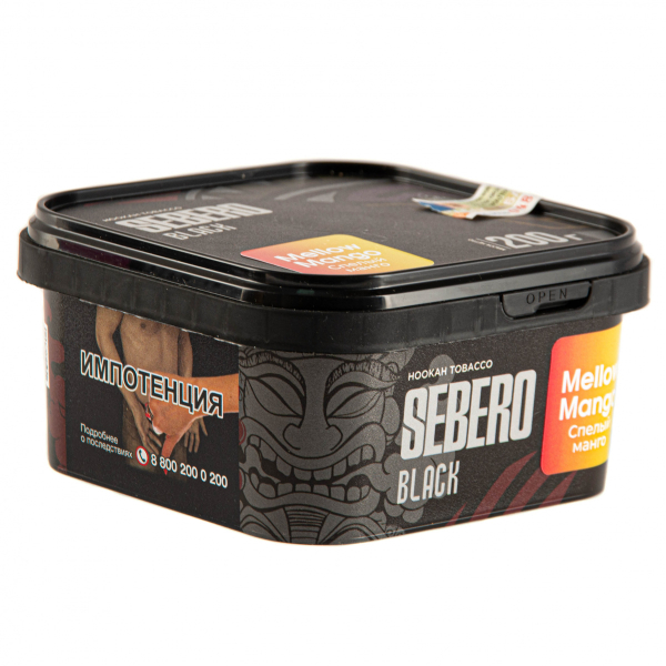 Табак Sebero Black Mellow Mango  200 грамм в Мурманске