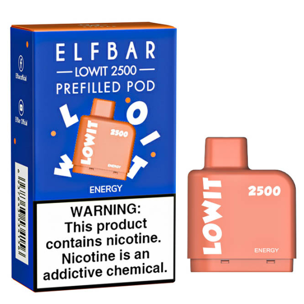 Картридж Elf Bar Lowit 2500 20 мг, 6 мл (Energy) в Мурманске