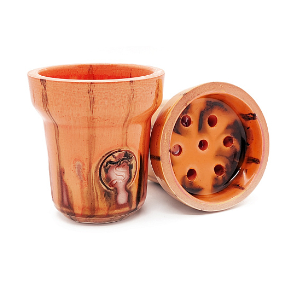 Чаша St Bowls Classic Glaze оранжевая с полосками в Мурманске