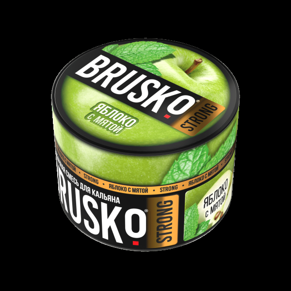 Смесь Brusko Strong яблоко с мятой  50 гр в Мурманске