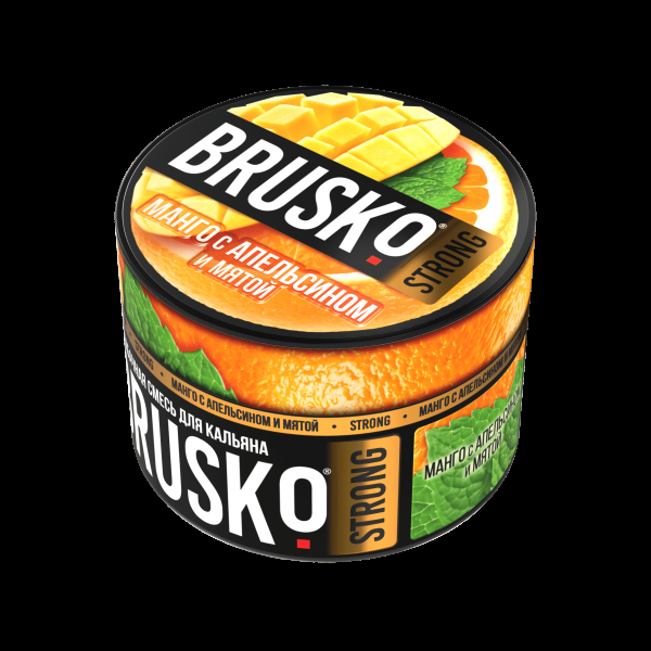Смесь Brusko Strong манго с апельсином и мятой  50 гр в Мурманске