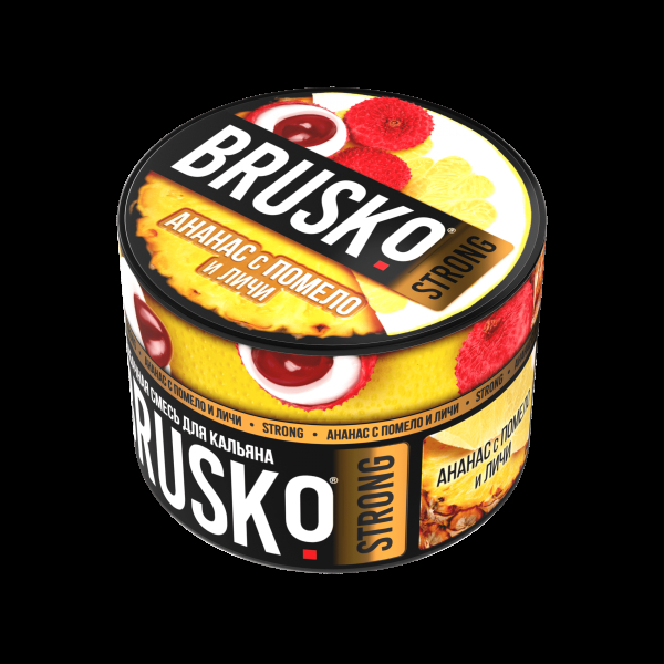 Смесь Brusko Strong ананас с помело и личи  50 гр в Мурманске