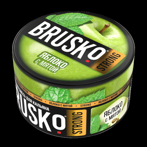 Смесь Brusko Strong яблоко с мятой  250 гр в Мурманске