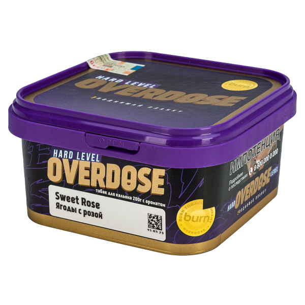 Табак Overdose Sweet Rose  200 грамм в Мурманске