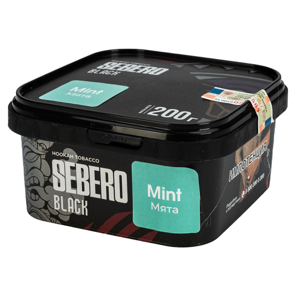 Табак Sebero Black Mint  200 грамм в Мурманске