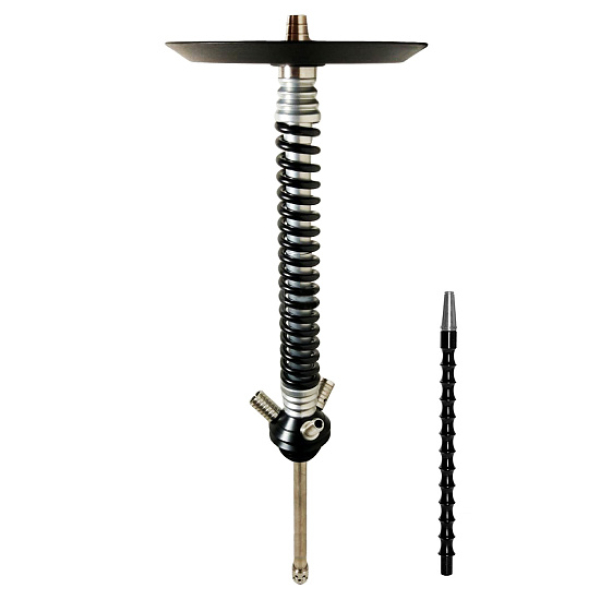 Кальян Mamay Custom V3 №12 Coilovers Хром-Черный  в Мурманске