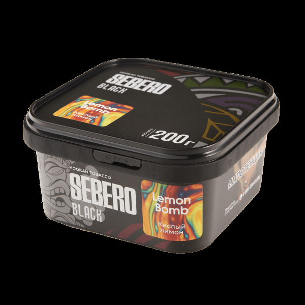 Табак Sebero Black Lemon Bomb  200 грамм в Мурманске