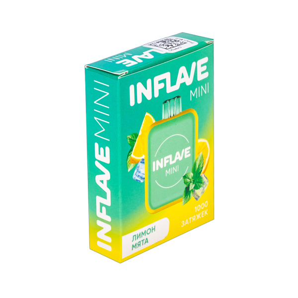 Inflave Mini Лимон Мята (1000 Затяжек) в Мурманске