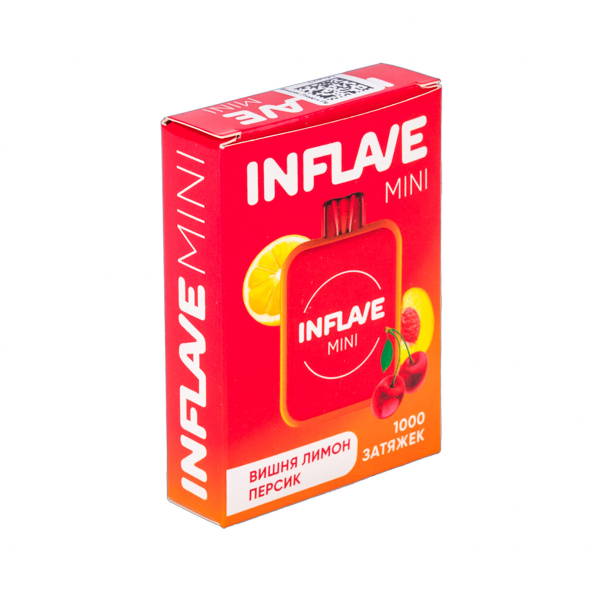 Inflave Mini Вишня Персик Лимон (1000 Затяжек) в Мурманске