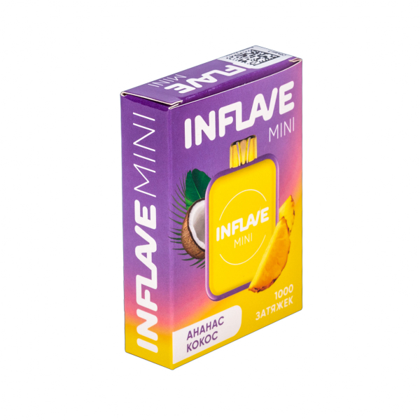 Inflave Mini Ананас Кокос (1000 Затяжек) в Мурманске