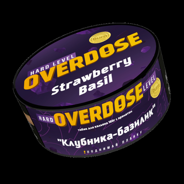 Табак Overdose Strawberry Basil  100 грамм в Мурманске