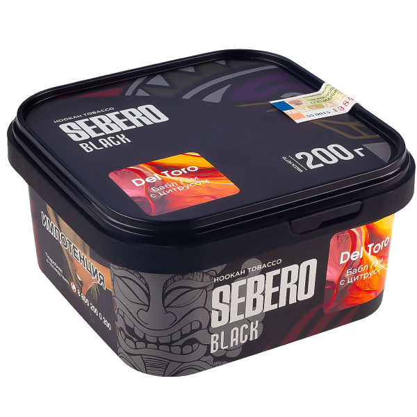Табак Sebero Black Del Toro  200 грамм в Мурманске