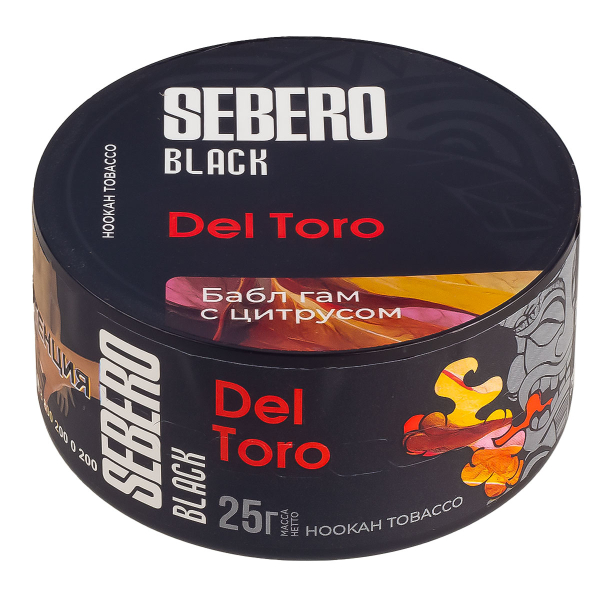 Табак Sebero Black Del Toro  25 грамм в Мурманске