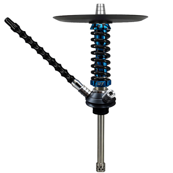 Кальян Mamay Custom Coilovers Micro Синий Сплеш Черный  в Мурманске