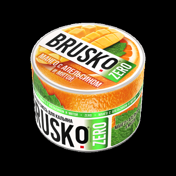 Смесь Brusko Манго С Апельсином И Мятой (Zero)  50 гр в Мурманске