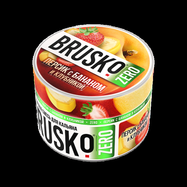 Смесь Brusko Персик С Бананом И Клубникой (Zero)  50 гр в Мурманске