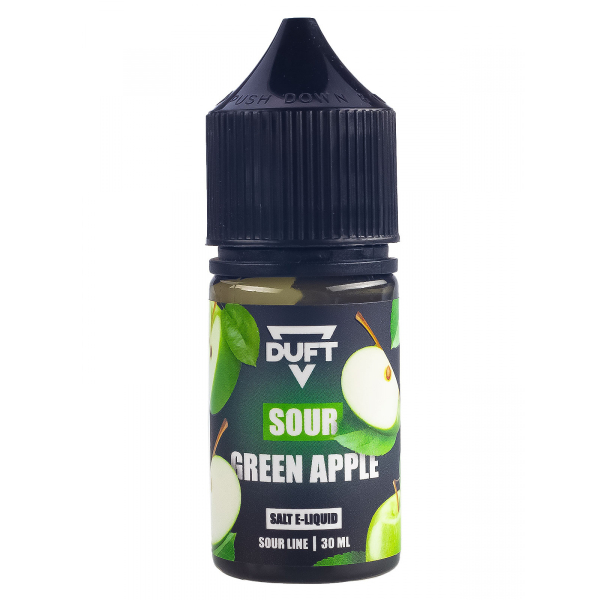 Жидкость Duft Sour Line Salt 20 Green Apple 30 Мл в Мурманске