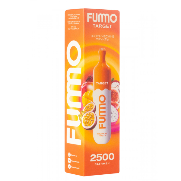 Fummo Target Тропические Фрукты (2500 Затяжек) в Мурманске
