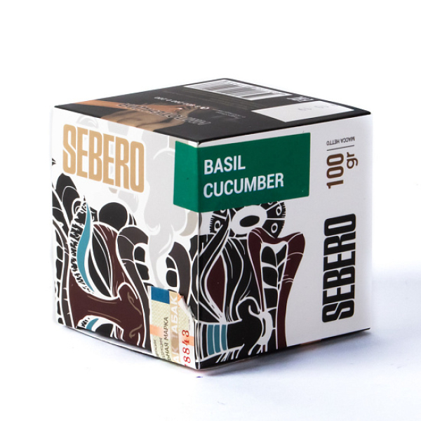 Табак Sebero Basil-Cucumber  100 грамм в Мурманске