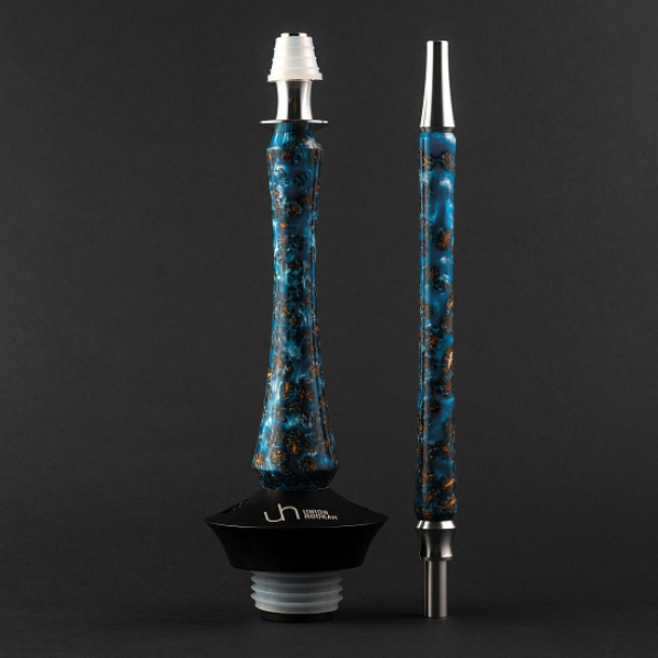 Кальян Union Hookah Sleek Акрил С Шишками Голубой   в Мурманске