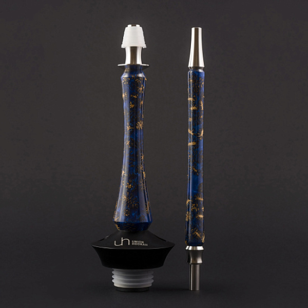 Кальян Union Hookah Sleek Акрил С Шишками Синий  в Мурманске