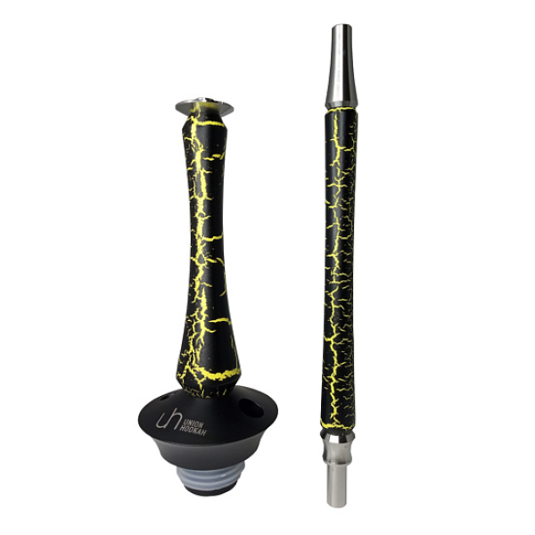 Кальян Union Hookah Sleek Кракле Желтый  в Мурманске