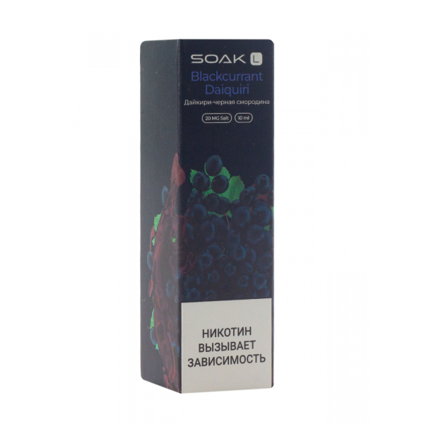 Жидкость Soak Blackcurrant Daiquiri 10 Мл 2 Мг в Мурманске