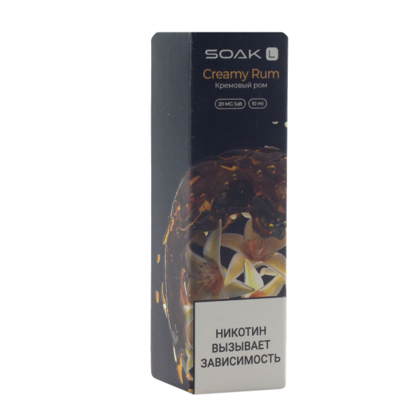 Жидкость Soak Creamy Rum 10 Мл 2 Мг в Мурманске