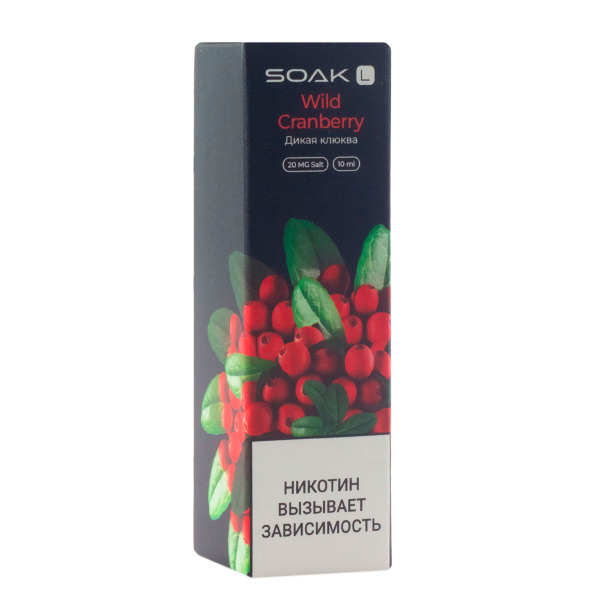 Жидкость Soak Wild Cranberry 10 Мл 2 Мг в Мурманске