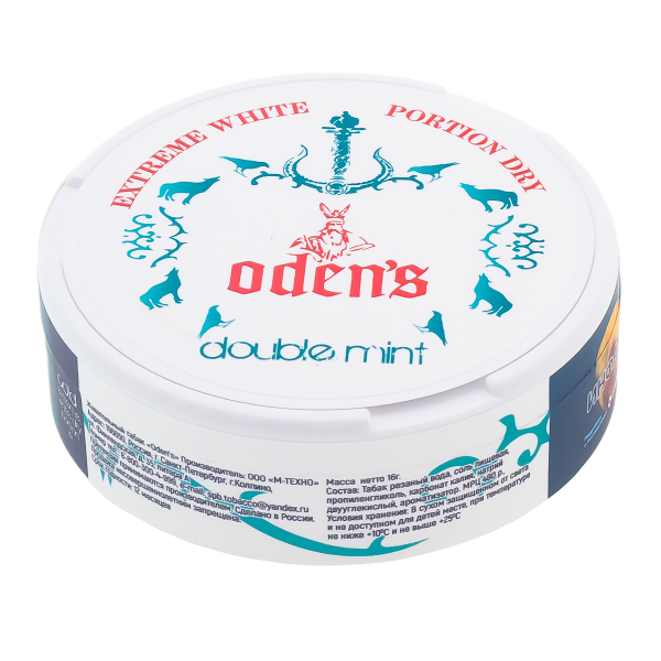 Жевательный табак Odens Double Mint 9 грамм в Мурманске