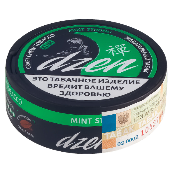 Жевательный табак Dzen Strong Slim Mint 9 грамм в Мурманске