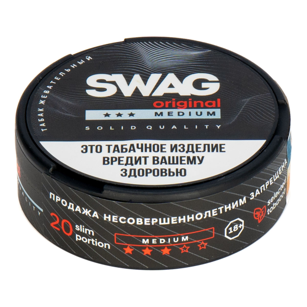 Жевательный табак Swag Medium Original 10 грамм в Мурманске