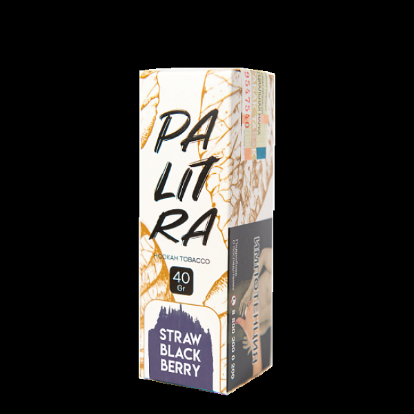 Табак Palitra Straw Black Berry (Земляника Ежевика)  40 грамм в Мурманске