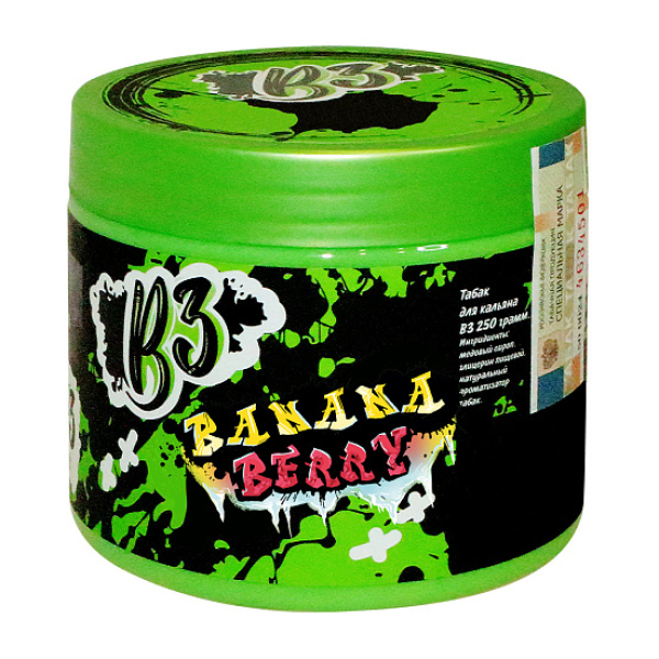 Табак B3 Bananaberry  250 грамм в Мурманске