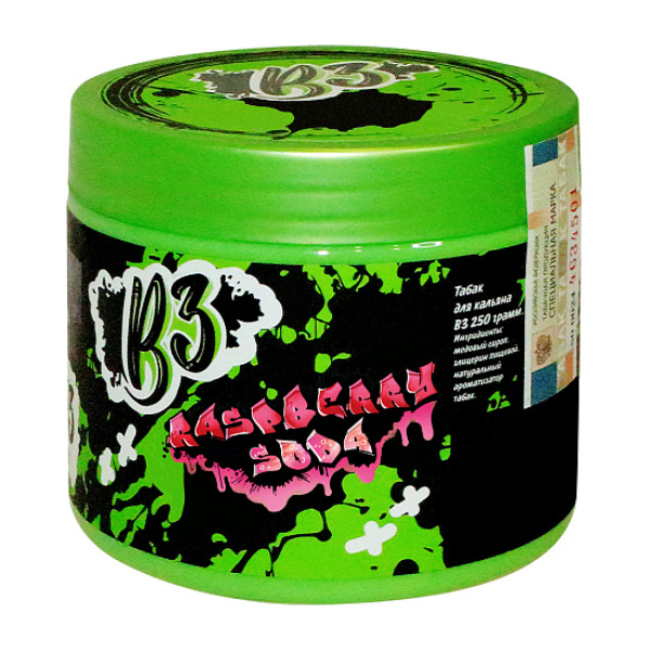 Табак B3 Raspberry Soda  250 грамм в Мурманске