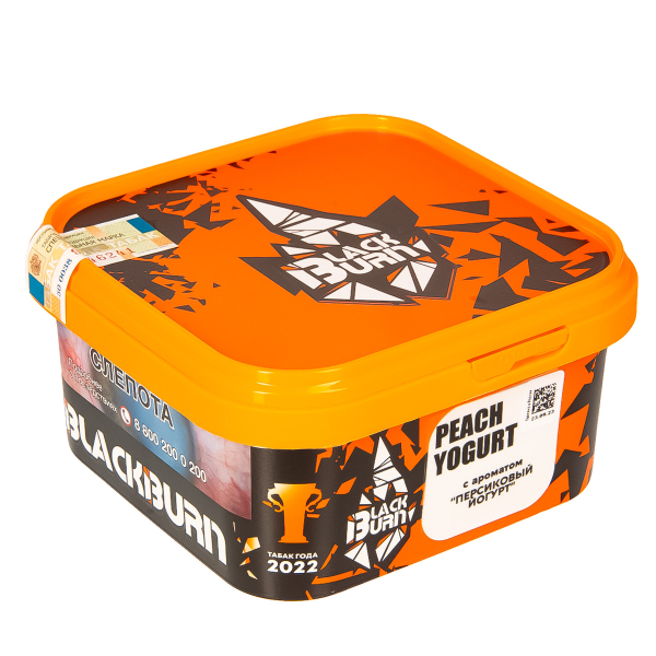 Табак Burn Black Peach Yogurt  200 грамм в Мурманске