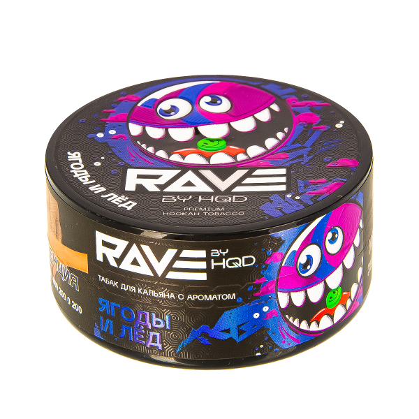 Табак Rave By Hqd Ягоды И Лед  25 грамм в Мурманске