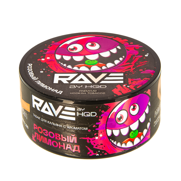Табак Rave By Hqd Розовый Лимонад  25 грамм в Мурманске