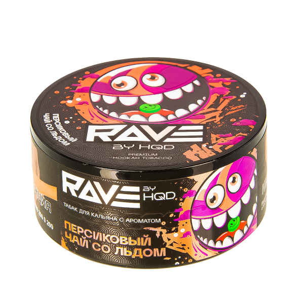 Табак Rave By Hqd Персиковый Чай Со Льдом  25 грамм в Мурманске
