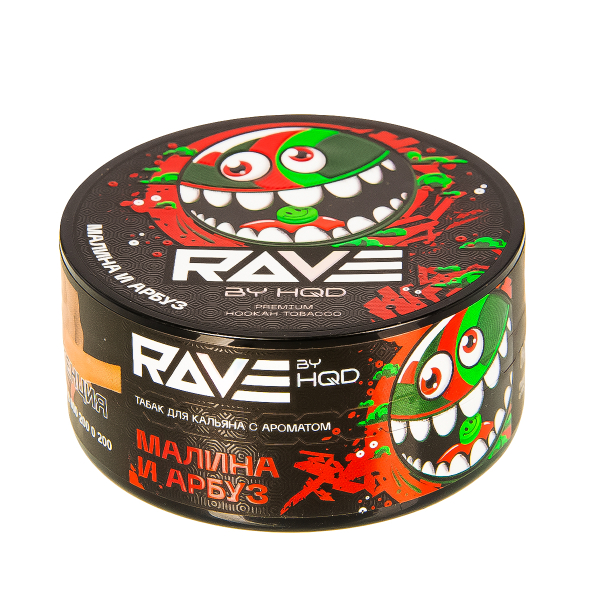 Табак Rave By Hqd Малина И Арбуз  25 грамм в Мурманске