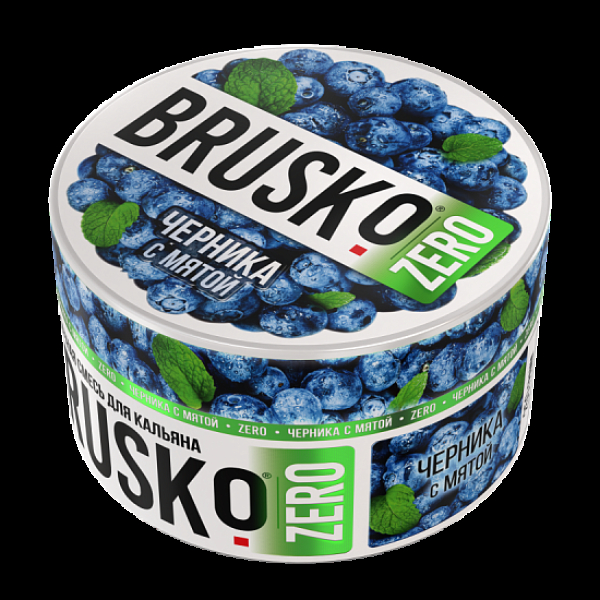 Смесь Brusko Черника С Мятой (Zero)  250 гр в Мурманске