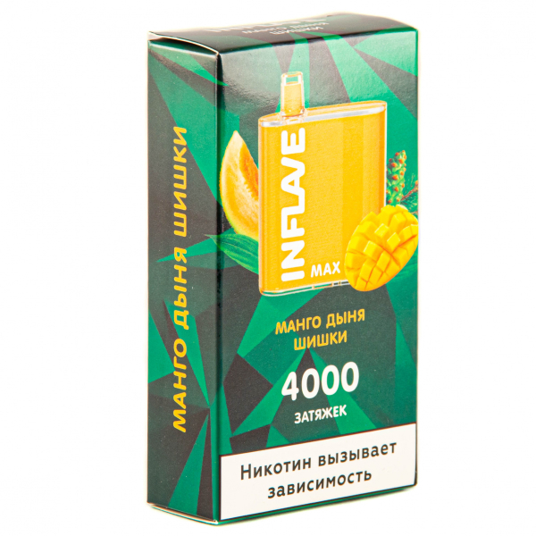 Inflave Max Манго-Дыня-Шишки (4000 Затяжек) в Мурманске
