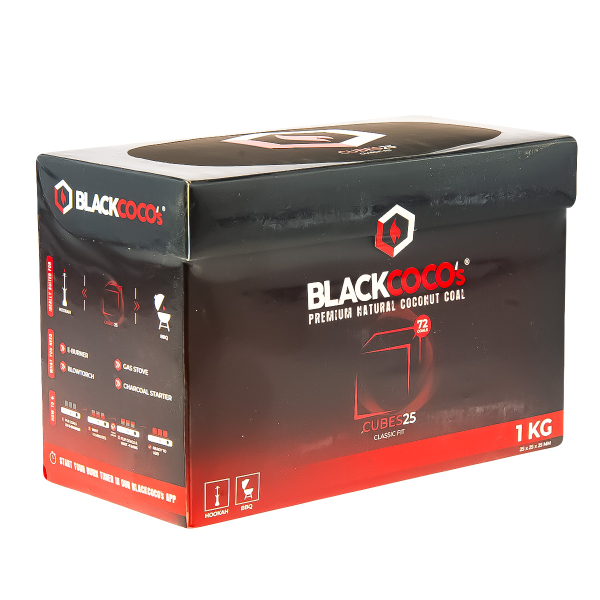 Уголь Blackcoco’s Кокосовый 72 Шт (25 Мм) в Мурманске