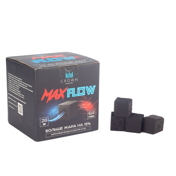 Уголь Crown Maxflow Кокосовый 64 Шт (26 Мм) в Мурманске