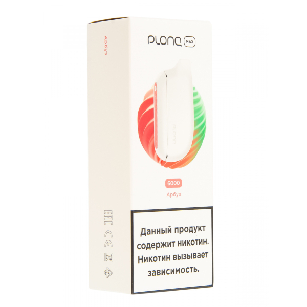 Plonq Max Арбуз (6000 Затяжек) 20 Мг в Мурманске