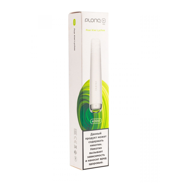 Plonq Plus Pro Груша Киви Личи (4000 Затяжек) 20 Мг в Мурманске