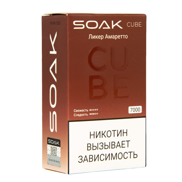 Soak Cube Ликер Амаретто 7000 Затяжек в Мурманске