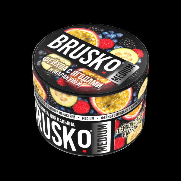 Смесь Brusko Medium Фейхоа С Ягодами И Маракуйей  50 гр в Мурманске