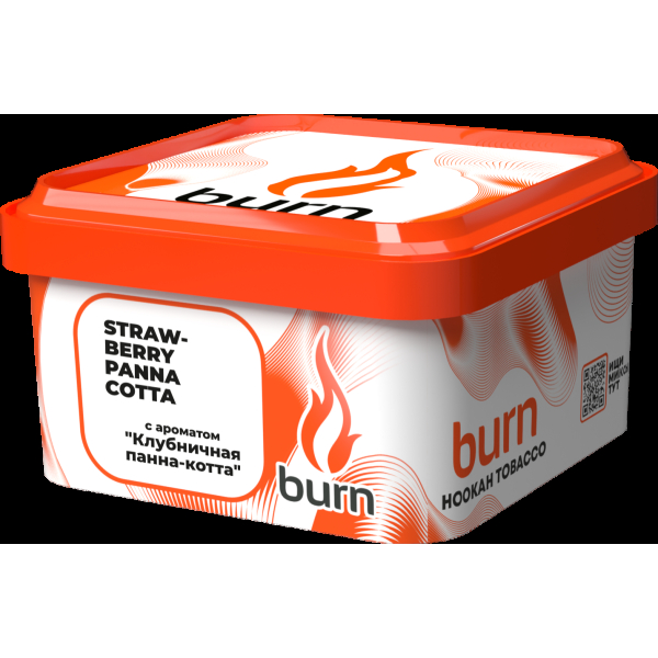 Табак Burn Strawberry Panna-Cotta  200 грамм в Мурманске