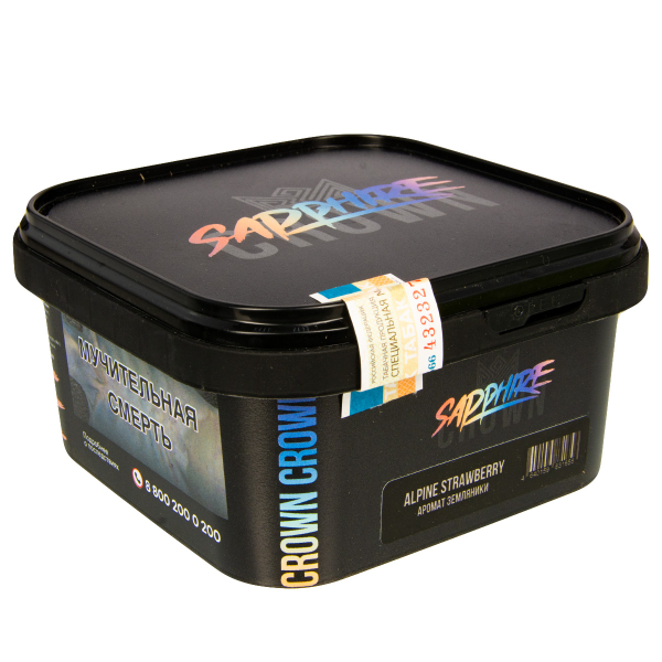 Табак Sapphire Crown Alpine Strawberry  200 грамм в Мурманске